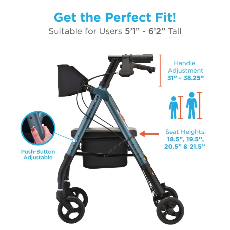 Nova Star 6 Walker Rollator